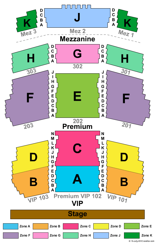 Riverwind Casino Seating Chart